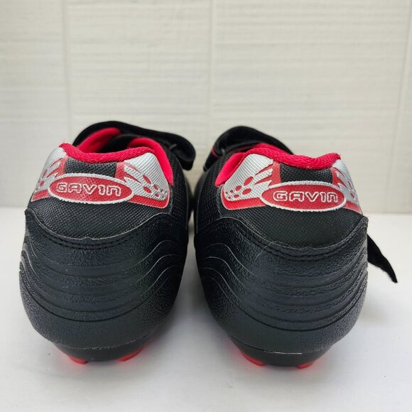 Gavin VELO Road Bike Hook Loop Black Red Cycling Peleton Biking Shoe Size 11.5 - Picture 7 of 13